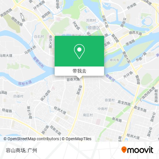 容山商场地图