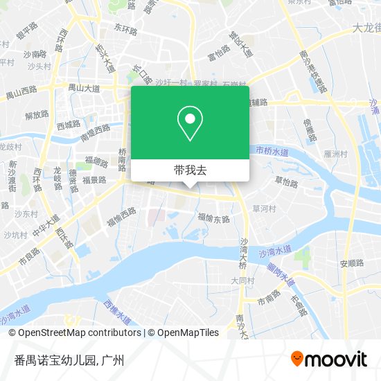 番禺诺宝幼儿园地图