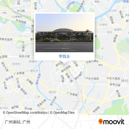 广州南站地图