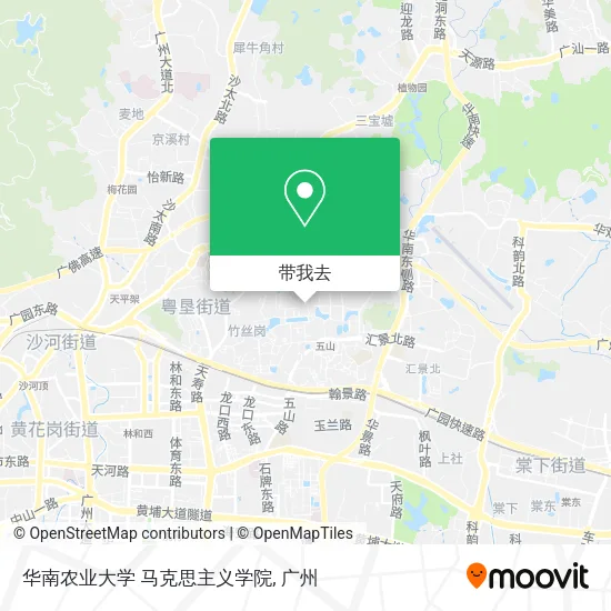 华南农业大学 马克思主义学院地图