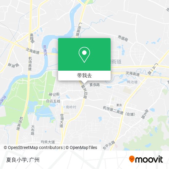 夏良小学地图
