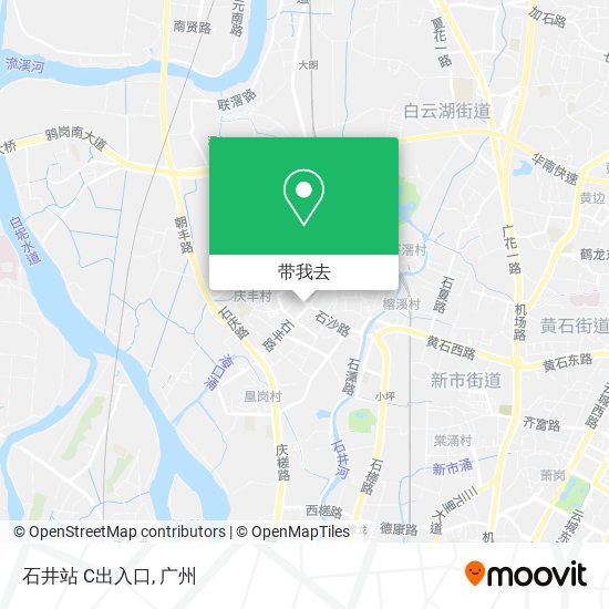 石井站 C出入口地图