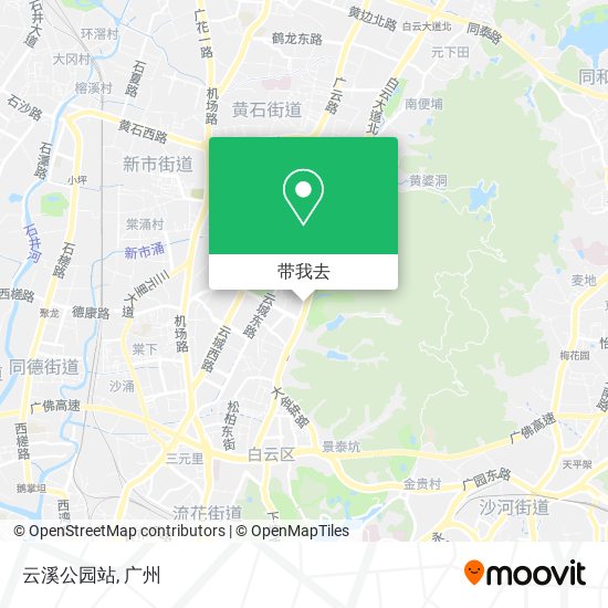 云溪公园站地图