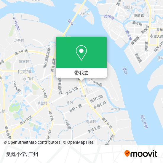 复甦小学地图
