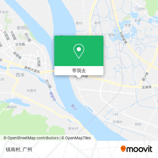 镇南村地图