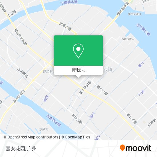 嘉安花园地图