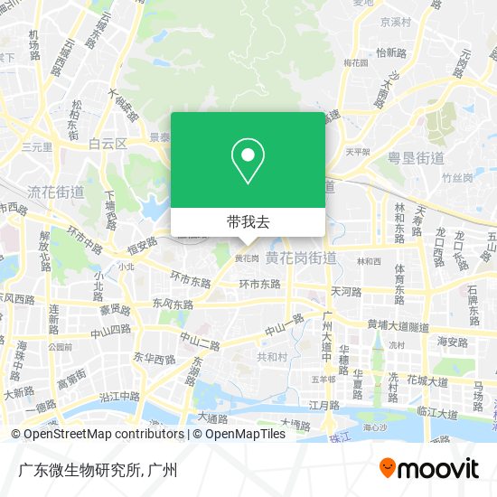 广东微生物研究所地图