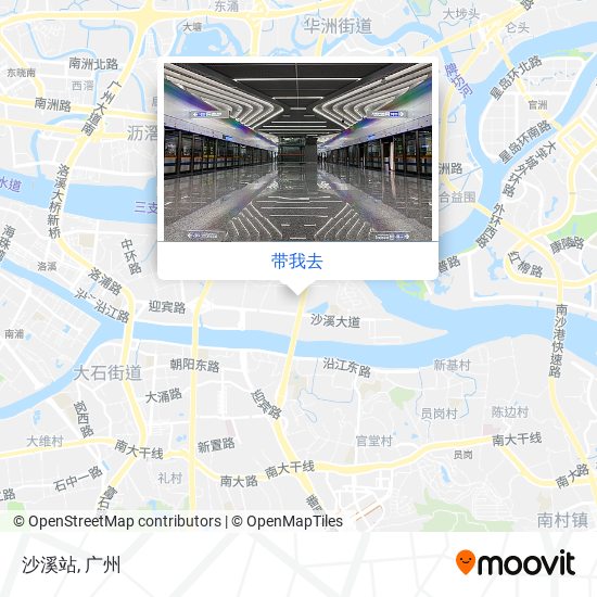 沙溪站地图