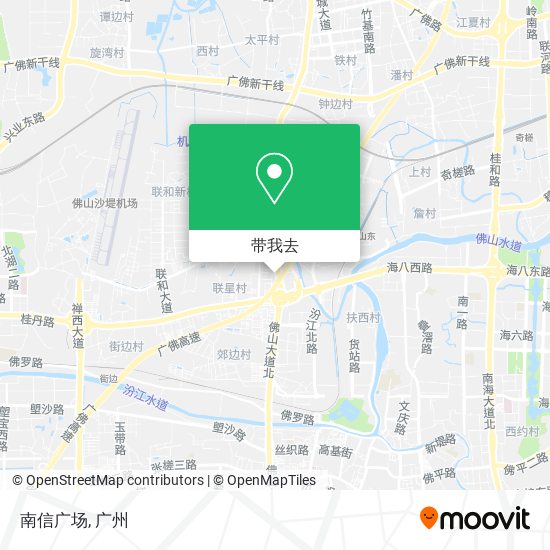 南信广场地图