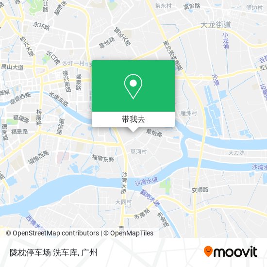 陇枕停车场 洗车库地图