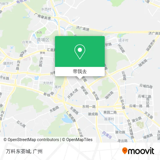 万科东荟城地图