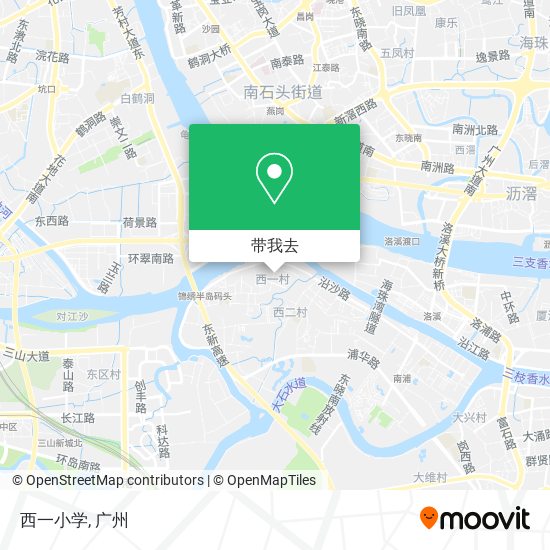 西一小学地图