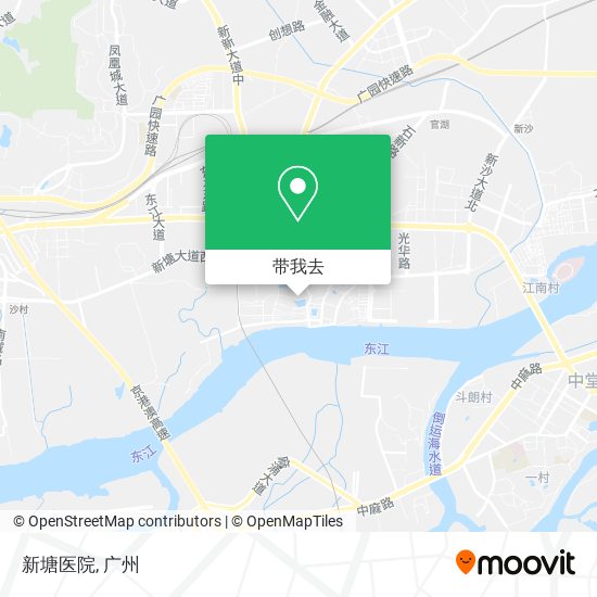 新塘医院地图
