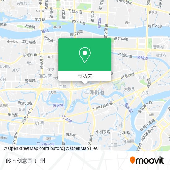 岭南创意园地图
