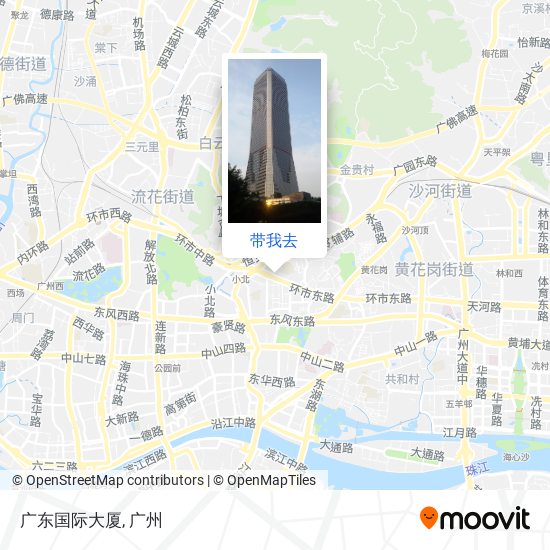 广东国际大厦地图