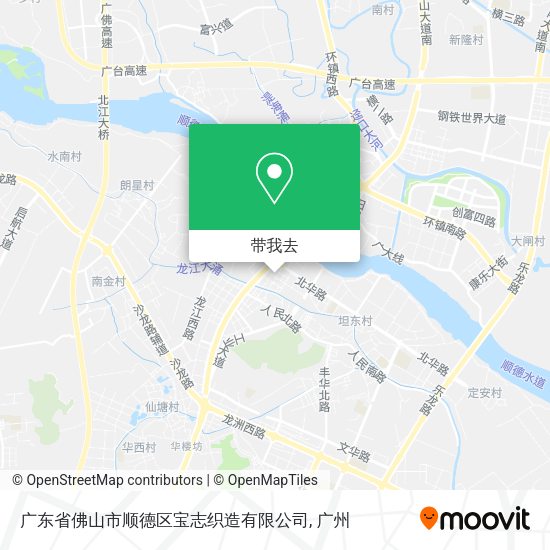 广东省佛山市顺德区宝志织造有限公司地图