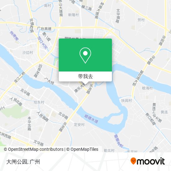 大闸公园地图
