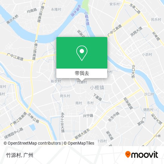 竹源村地图