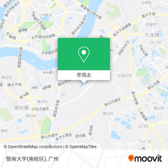 暨南大学(南校区)地图