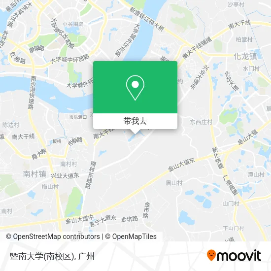 暨南大学(南校区)地图
