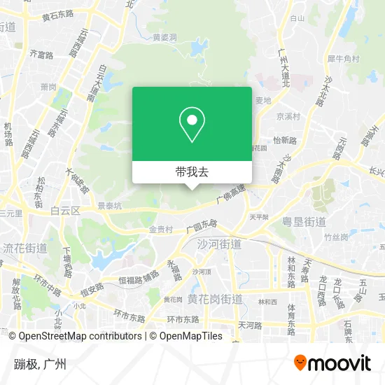 蹦极地图