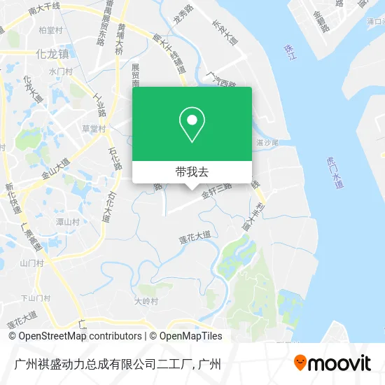 广州祺盛动力总成有限公司二工厂地图