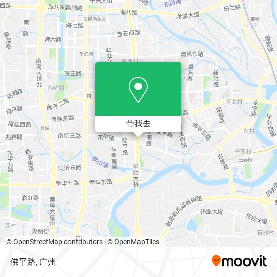 佛平路地图