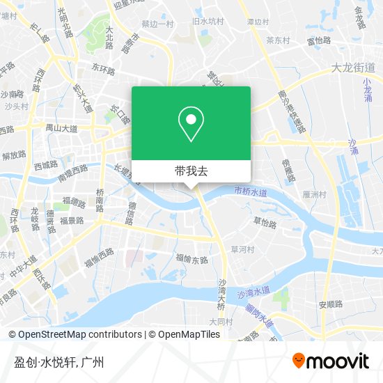 盈创·水悦轩地图
