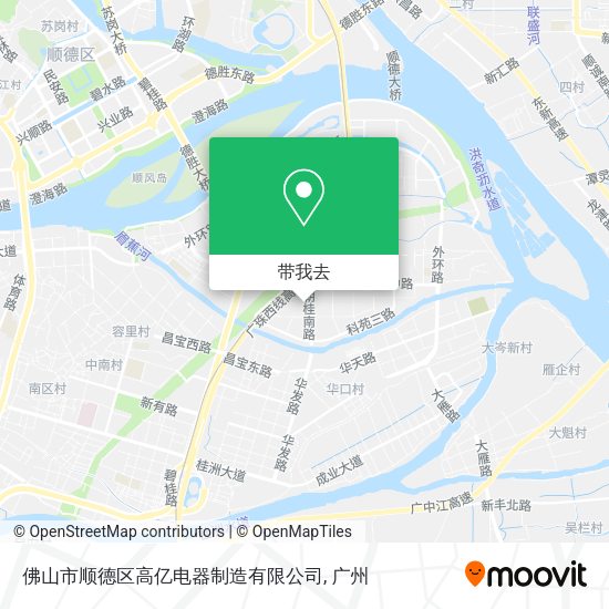 佛山市顺德区高亿电器制造有限公司地图
