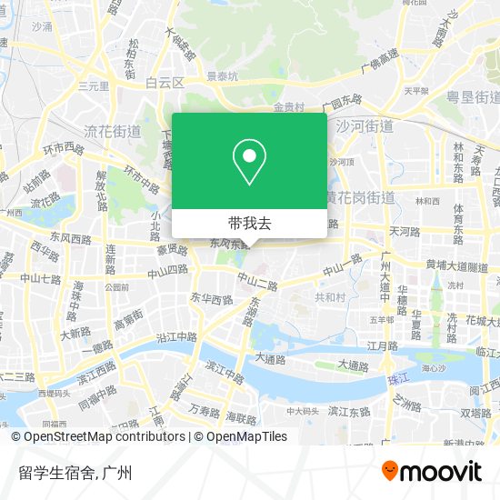 留学生宿舍地图