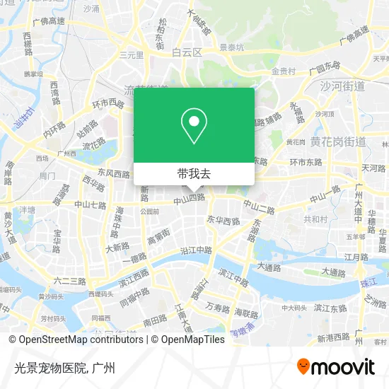 光景宠物医院地图