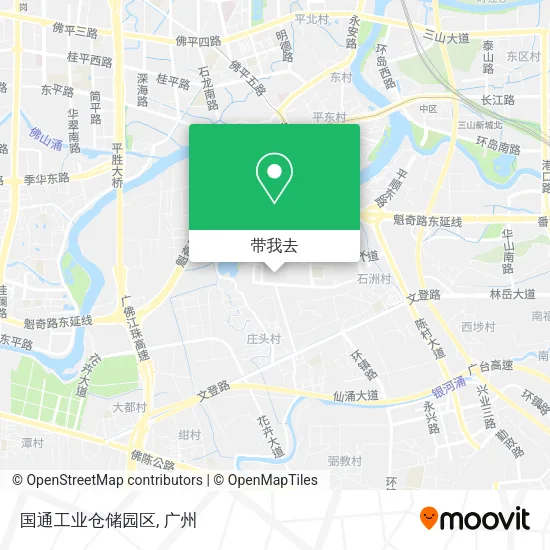 国通工业仓储园区地图