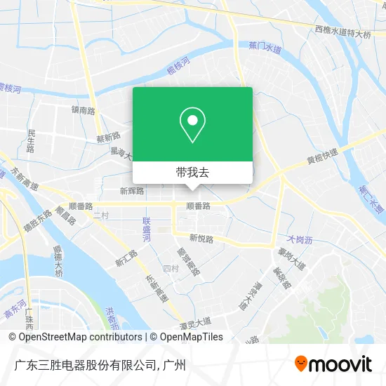 广东三胜电器股份有限公司地图