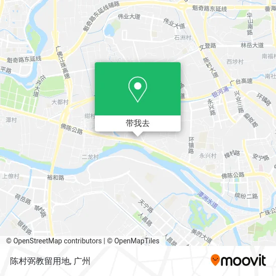 陈村弼教留用地地图