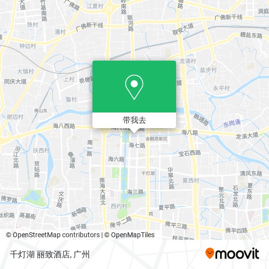 千灯湖 丽致酒店地图