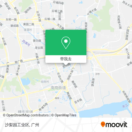 沙梨园工业区地图