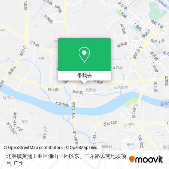 北滘镇黄涌工业区佛山一环以东、三乐路以南地块项目地图
