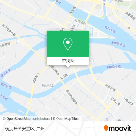 横沥居民安置区地图