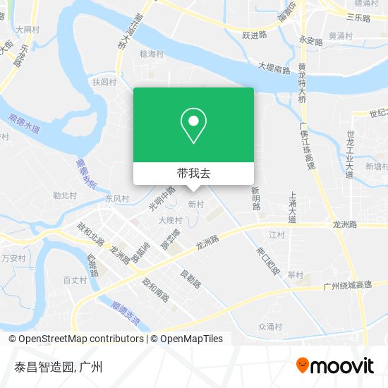 泰昌智造园地图
