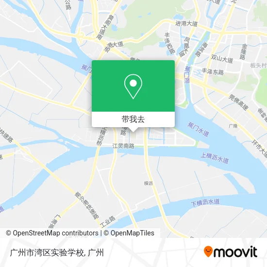 广州市湾区实验学校地图