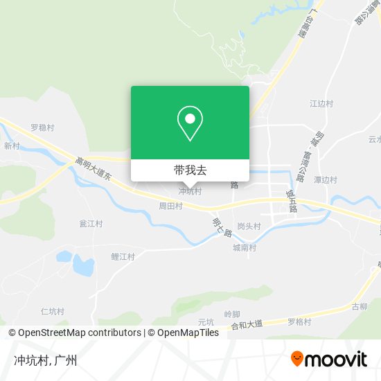 冲坑村地图