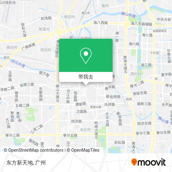 东方新天地地图
