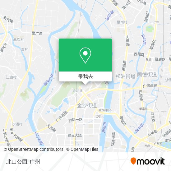 北山公园地图