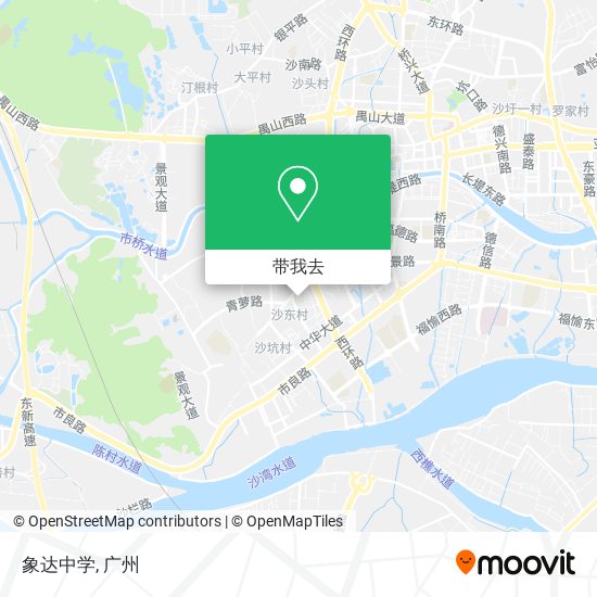象达中学地图