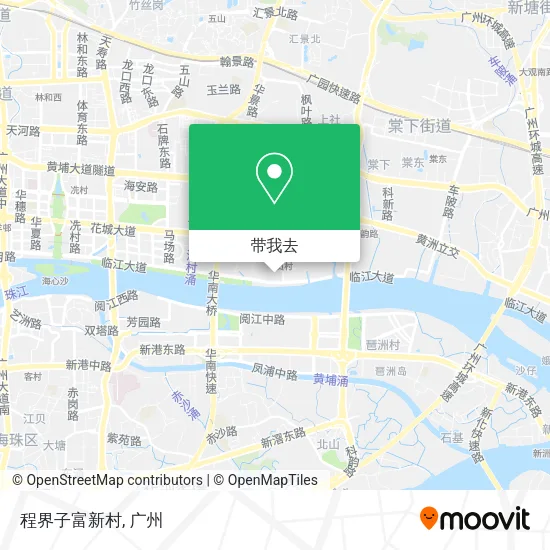 程界子富新村地图