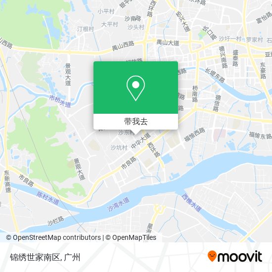 锦绣世家南区地图