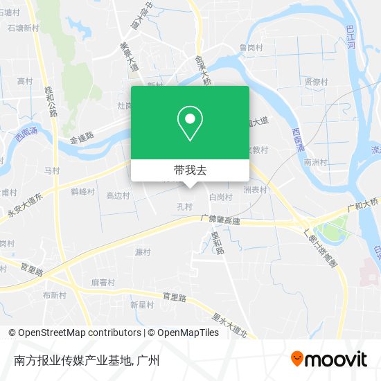 南方报业传媒产业基地地图