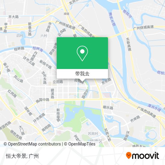 恒大帝景地图