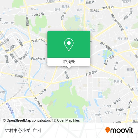 钟村中心小学地图