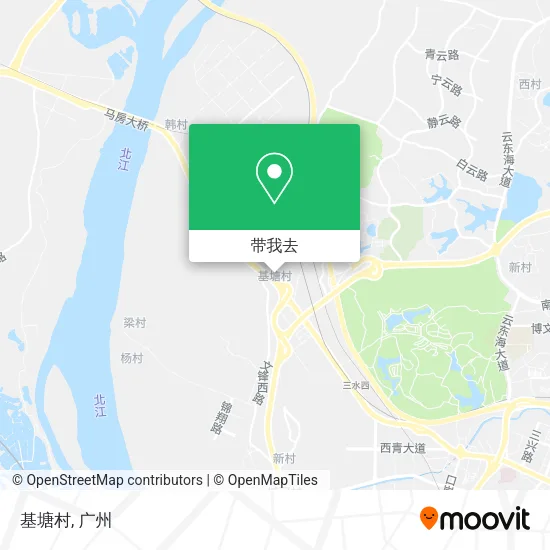 基塘村地图